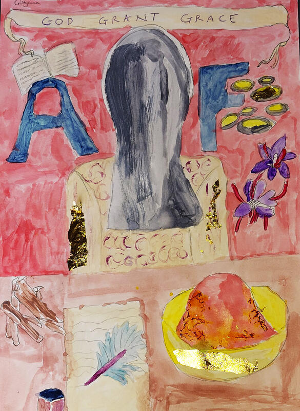 Artwork by Kristyanna, St Mary's RC Primary Battersea