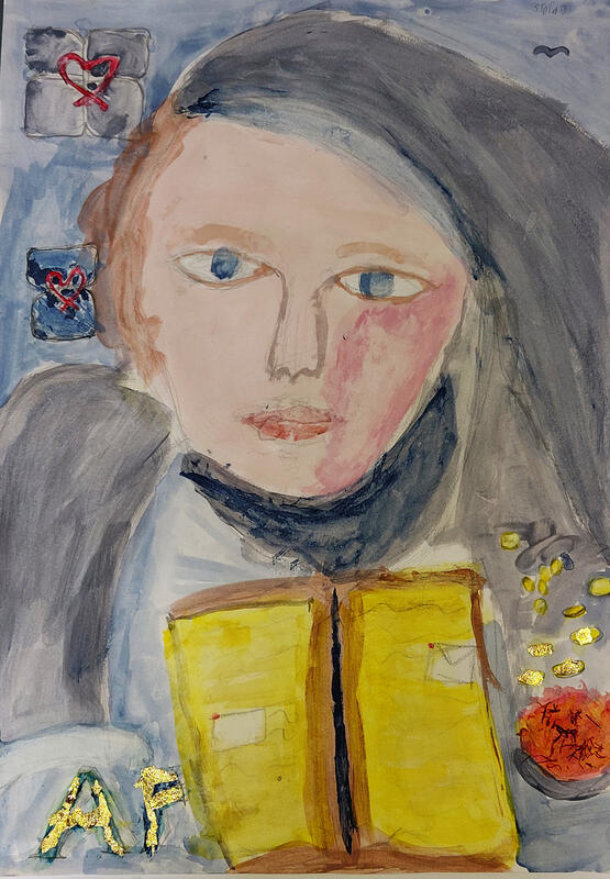 Artwork by Stefano, St Mary's RC Primary Battersea