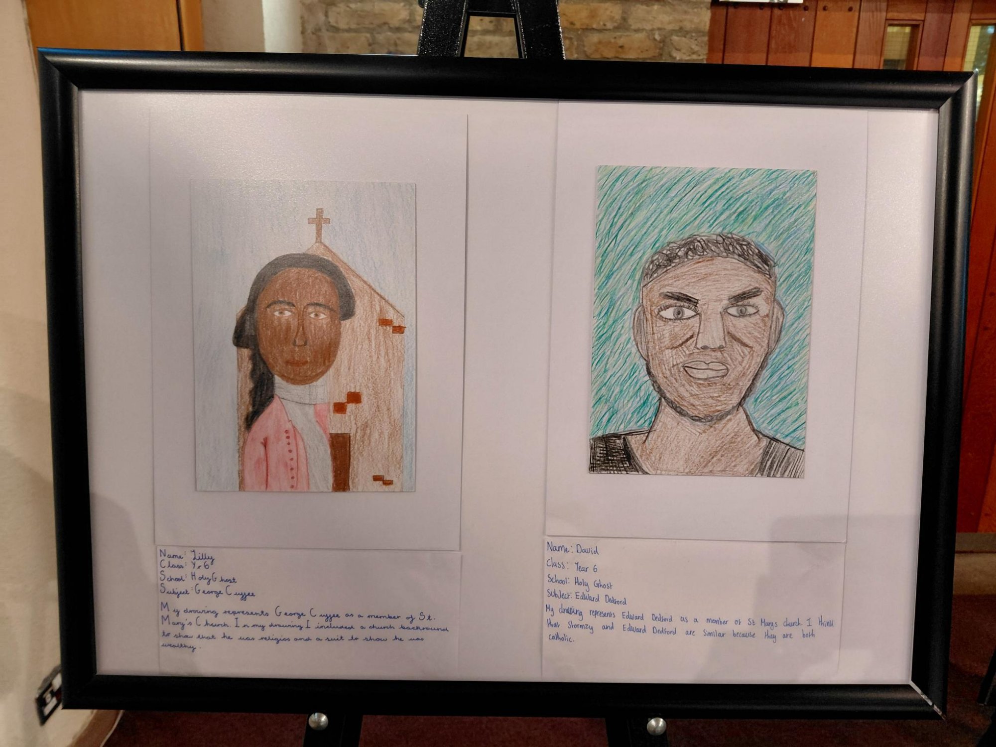 George Cuffee and Edward Dedford by Lilly and David, Year 6, Holy Ghost School