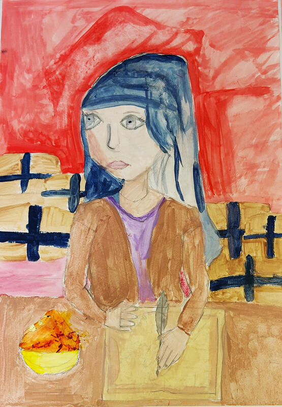 Artwork by Zema, St Mary's RC Primary Battersea